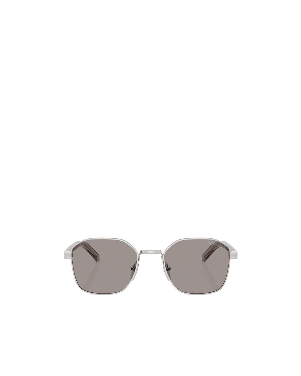 Prada Metallic Eyewear Square Frame Sunglasses for men
