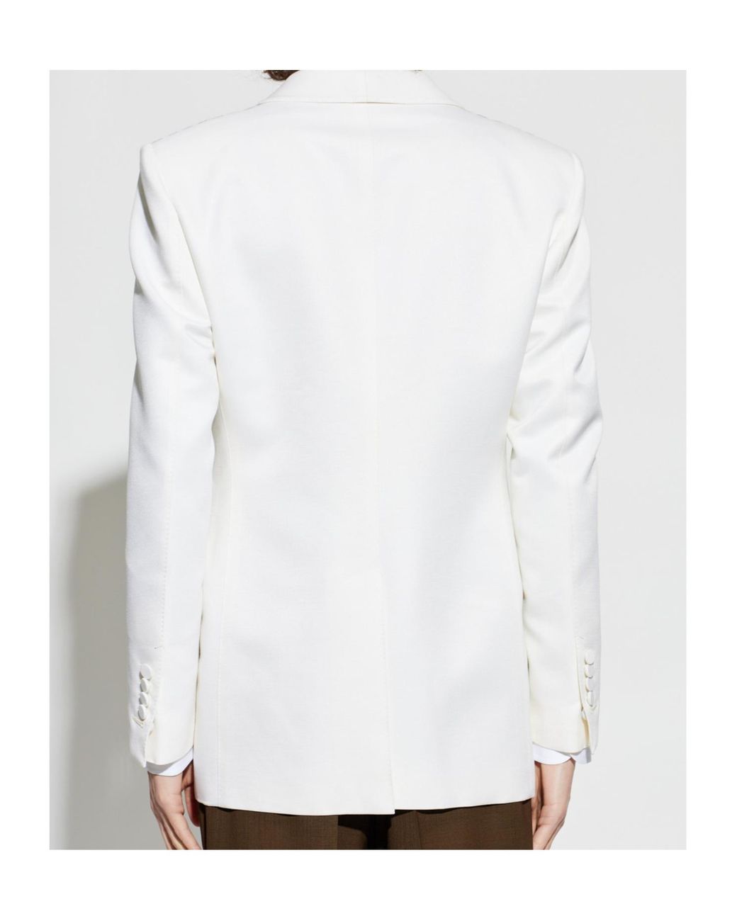 Tom Ford White Single-Breasted Blazer for men