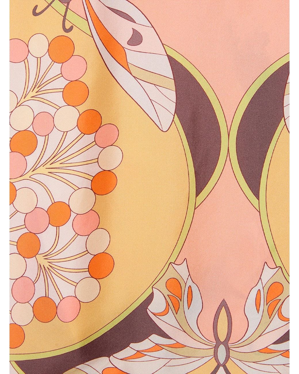 LaDoubleJ Pink Flame Butterfly-Print V-Neck Maxi Dress