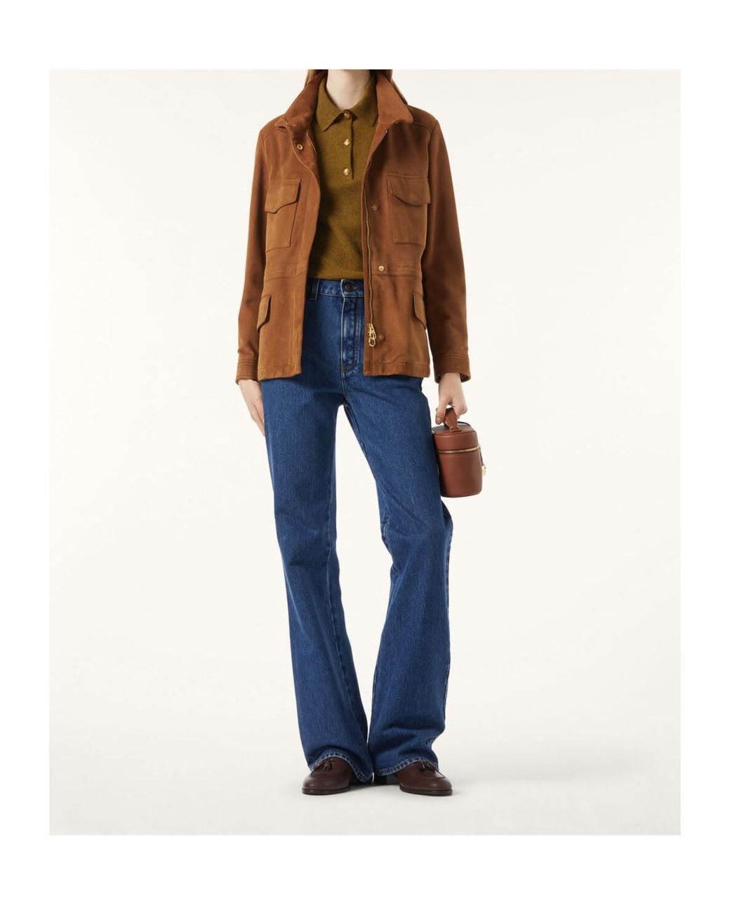 Loro Piana Brown Traveler Mini Field Jacket