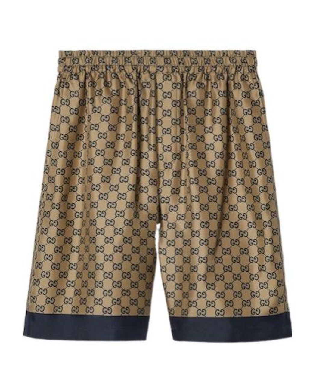 Gucci Multicolor All-Over Logo Shorts for men
