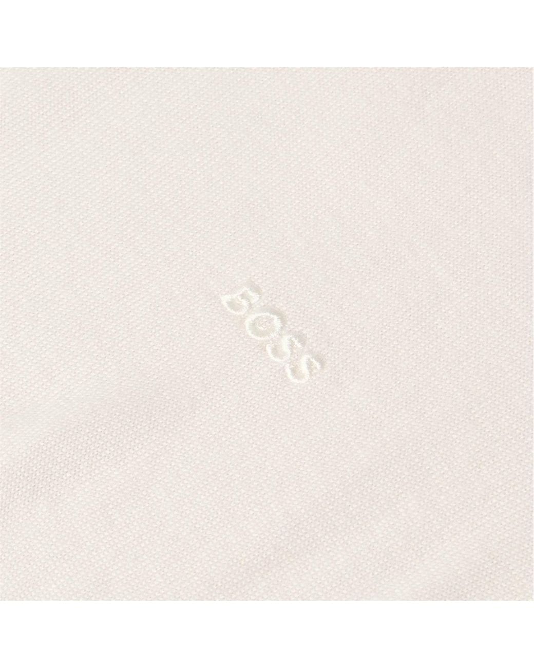 Boss White Baldebert E Turtle Neck Jumper for men