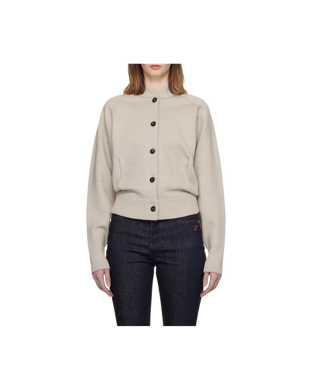 Jacquemus Natural The Lavande Cardigan
