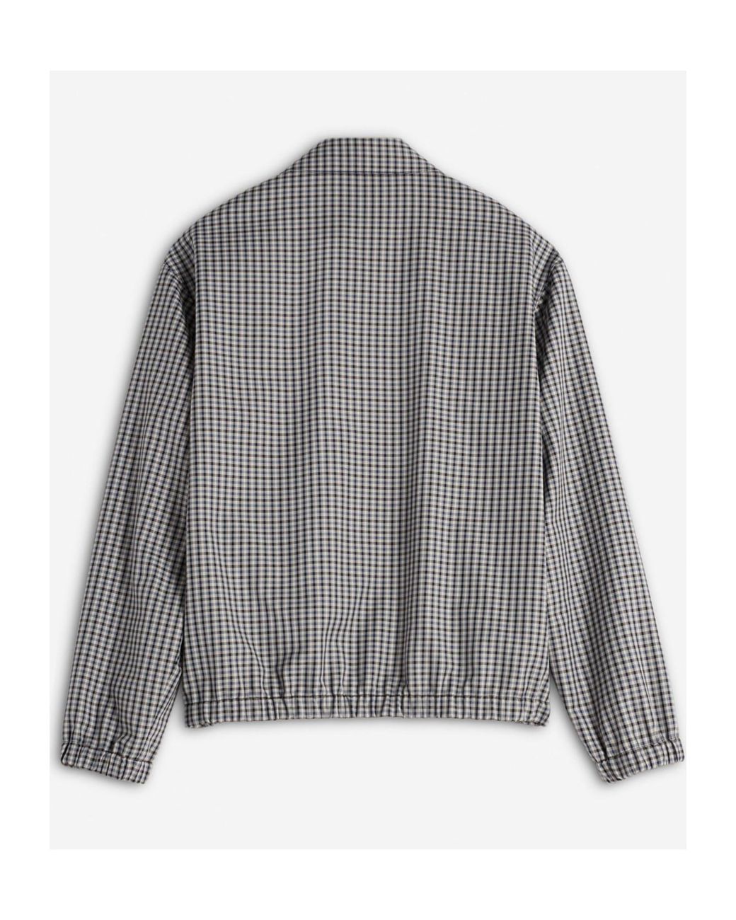 Maison Kitsuné Gray Maison Kitsuné Fox-Head Patch Zipped Jacket