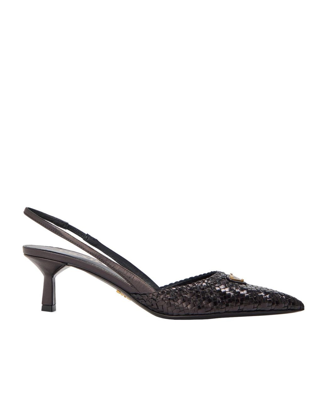 Prada Black Profile Keeps Slingbacks