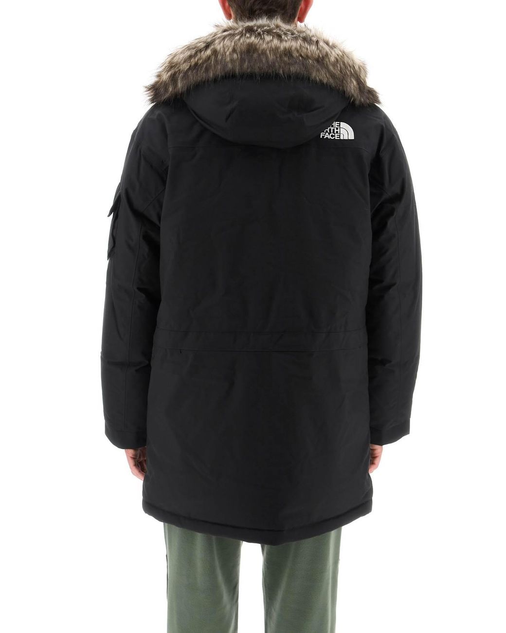 The North Face Black Hooded Padded Jacket for men