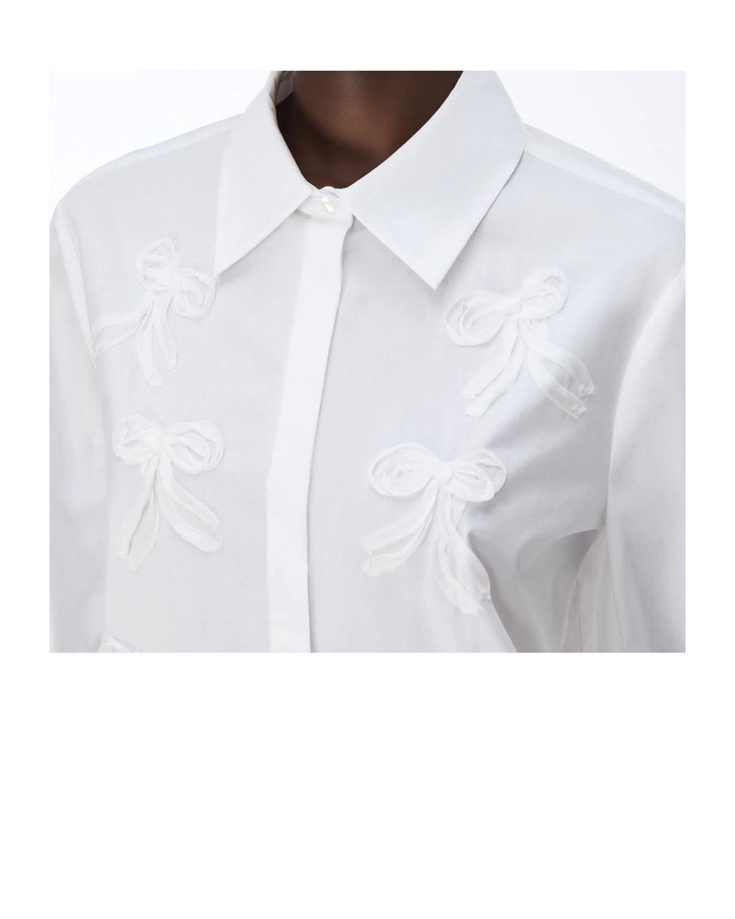 iBlues White Embroidered Shirt