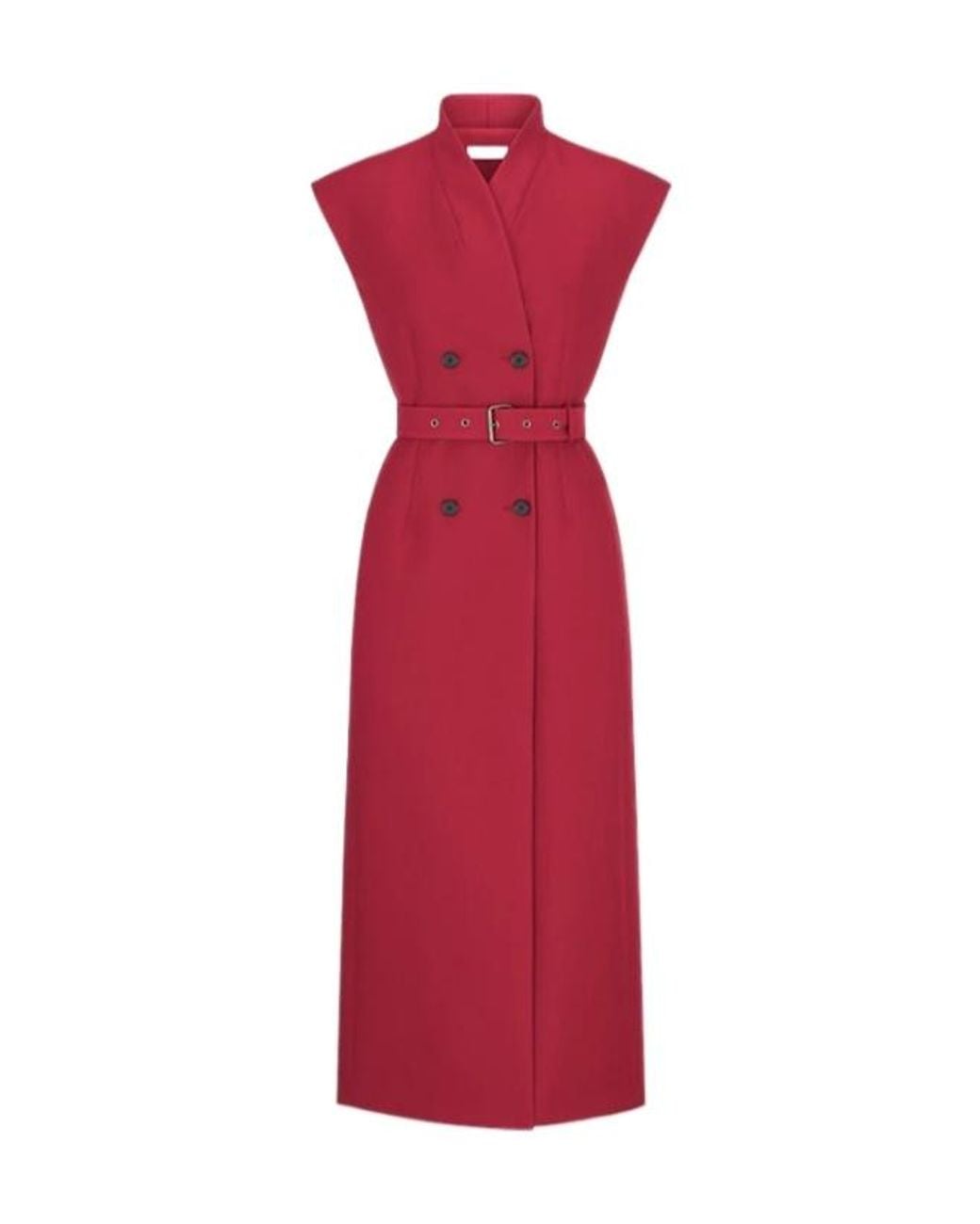 Dior Red Mid-Length Blazer Dress