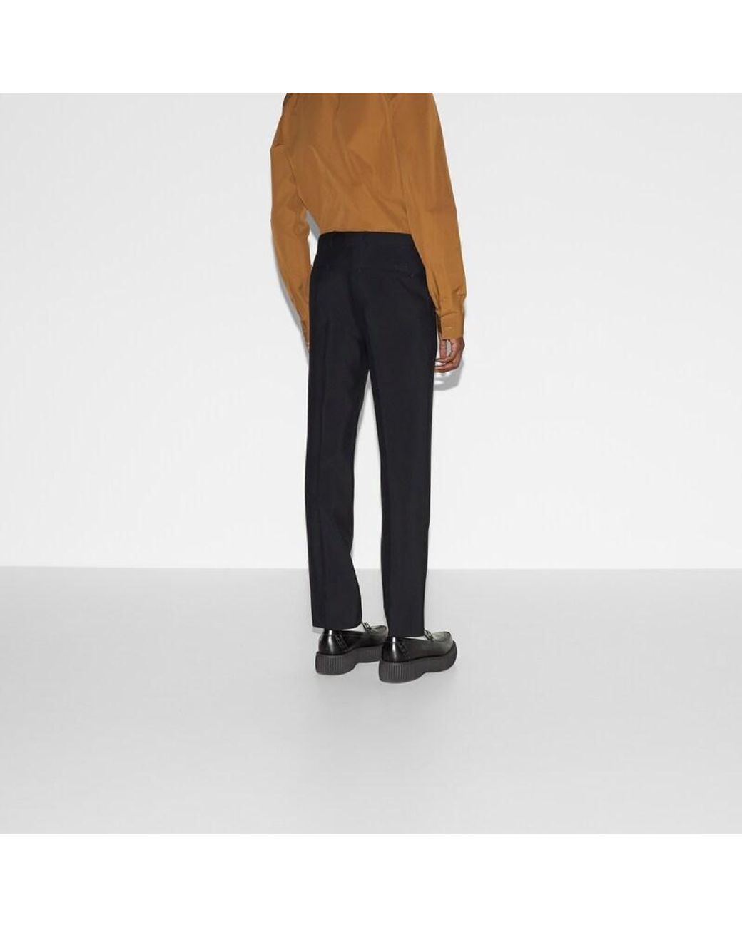 Gucci Blue Tapered Trousers for men