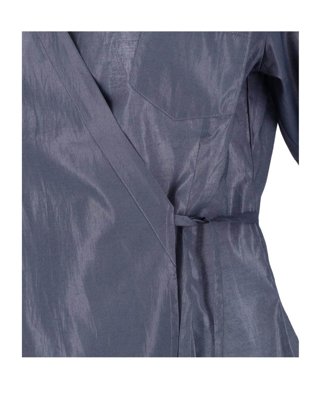 Paloma Wool Blue Wrap V-Neck Top