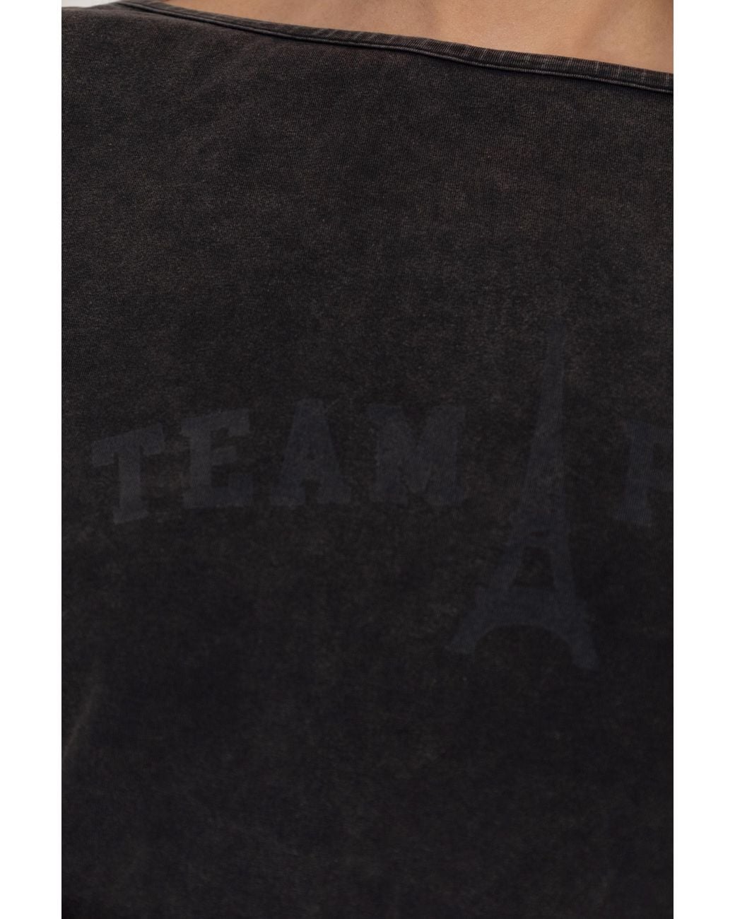 M I S B H V Black Team Paris Long-Sleeved Top