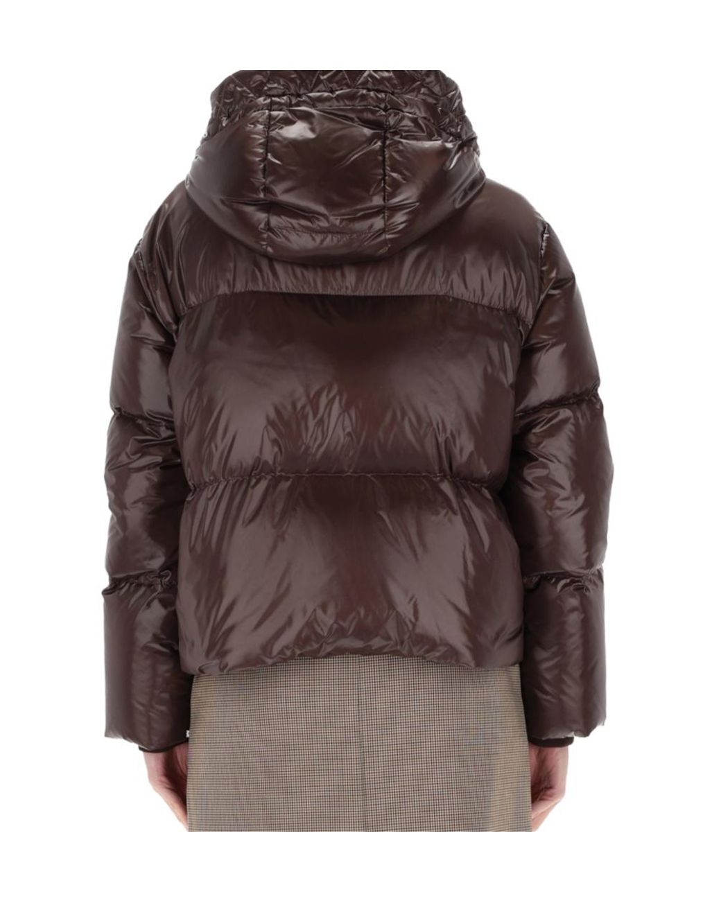 Fay Brown Hooded Down Jacket