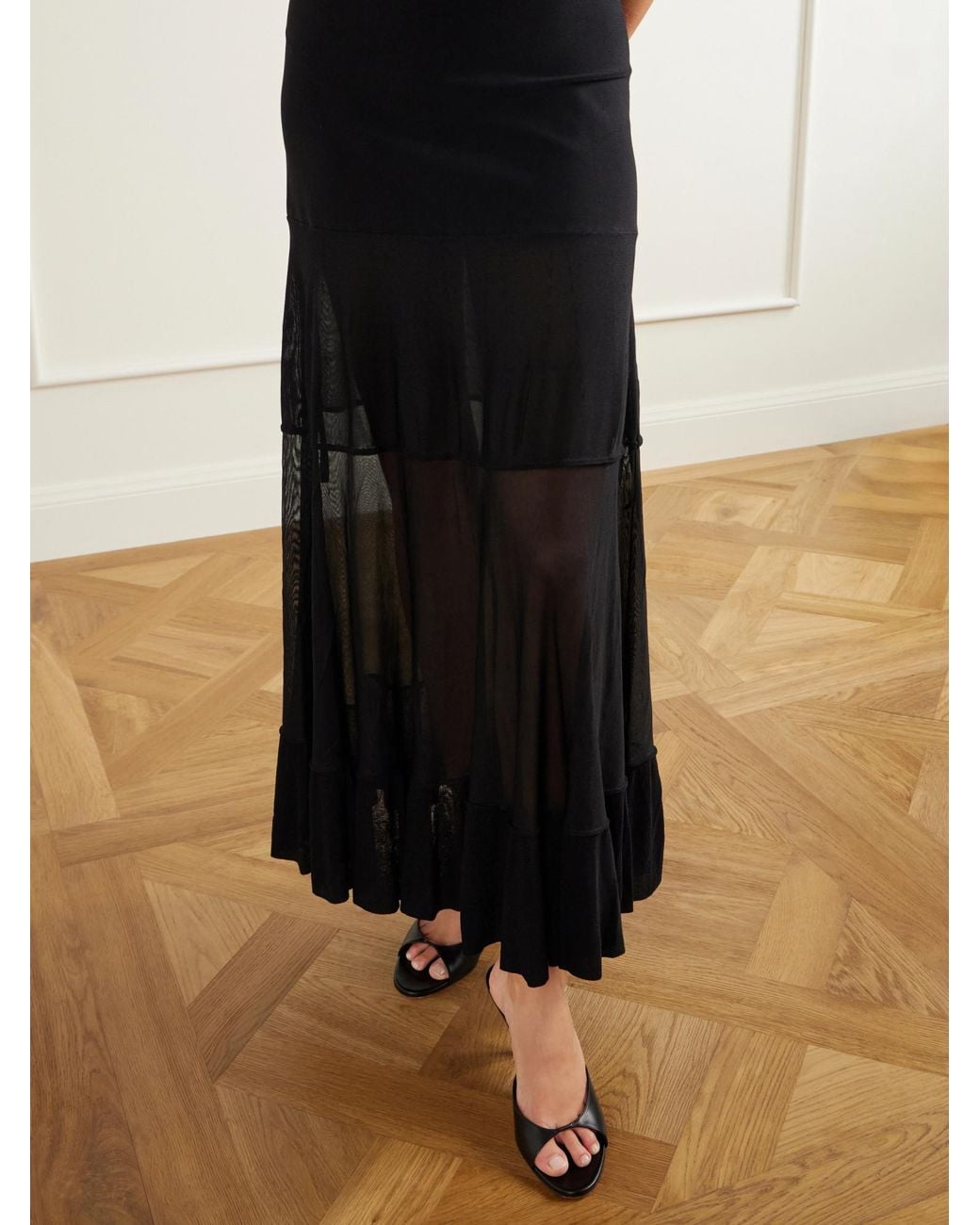 Altuzarra Black Casual Midi Skirt