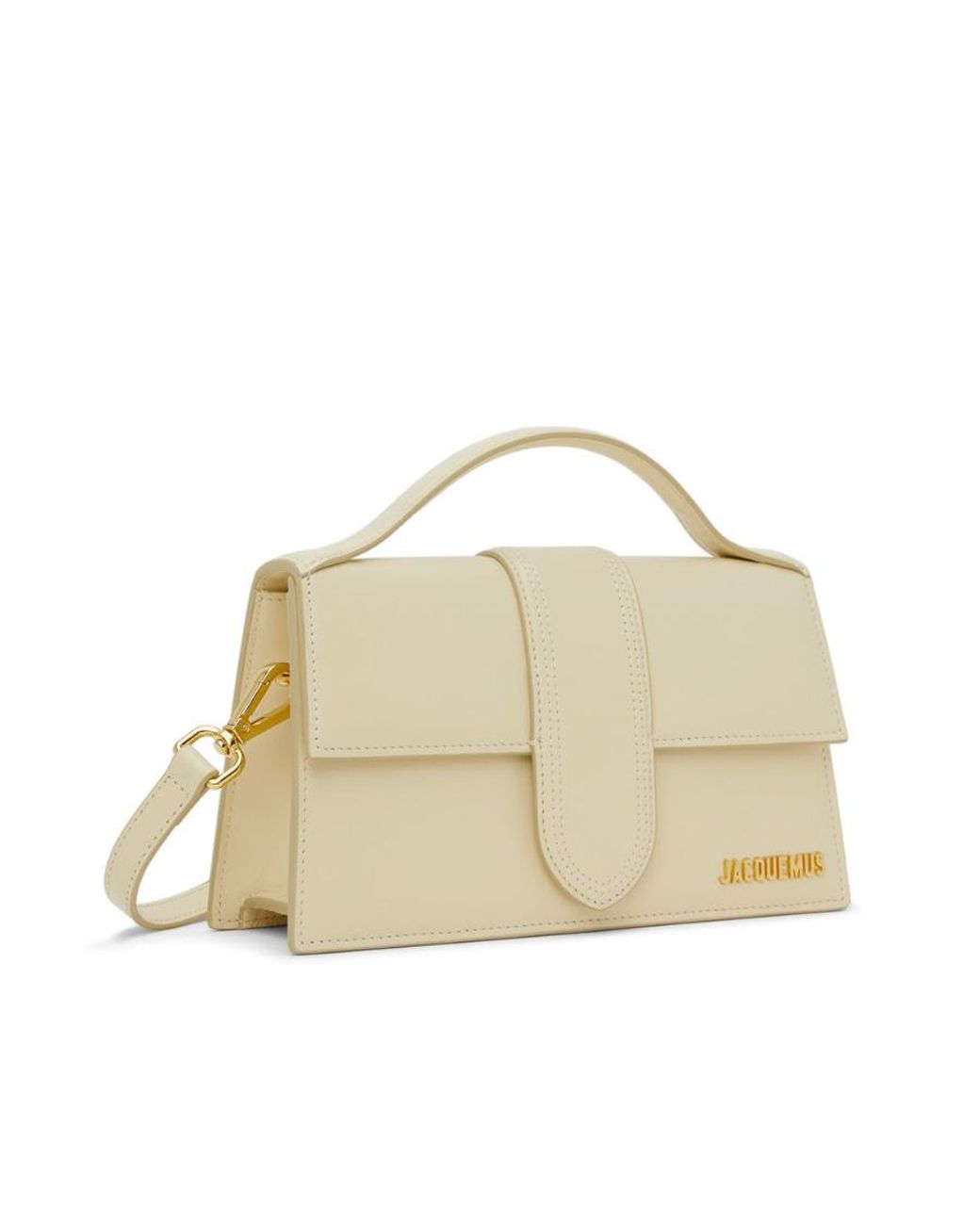 Jacquemus Metallic Le Grand Bambino Logo Plaque Tote Bag