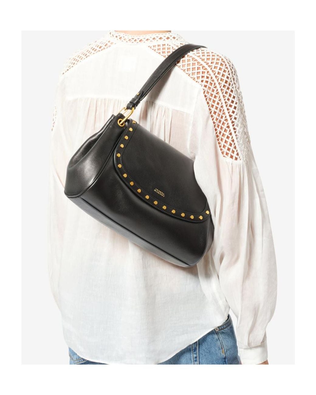 Isabel Marant Black Chany Small Shoulder Bag