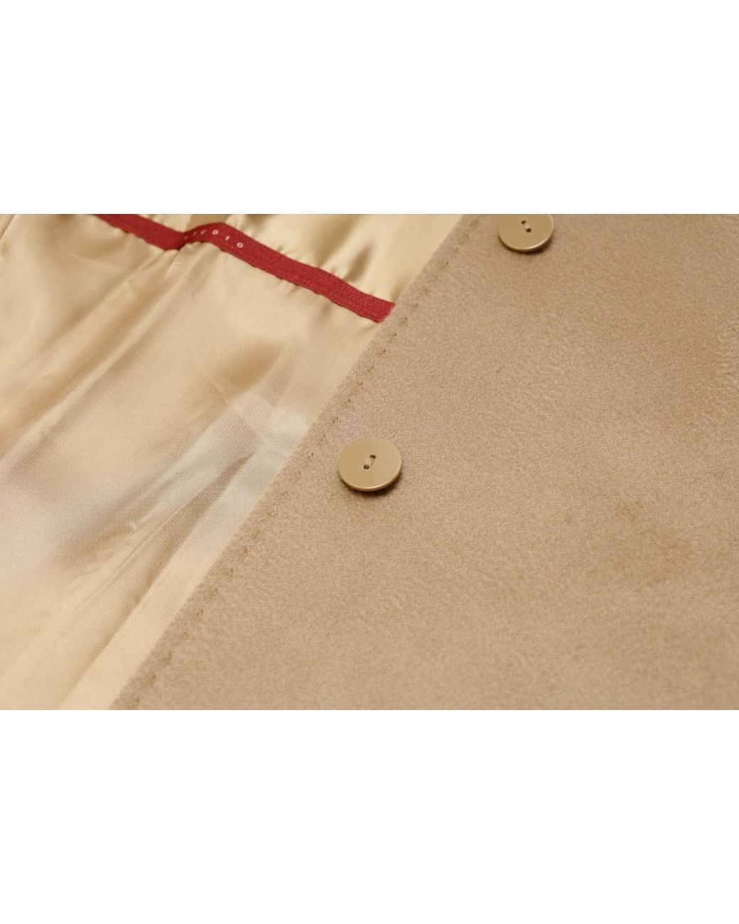 Max Mara Natural Melina Logo Coat