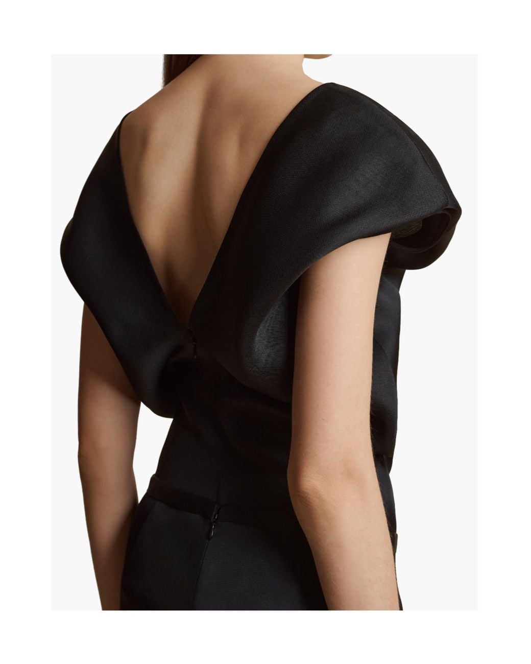 Khaite Black Ami Top