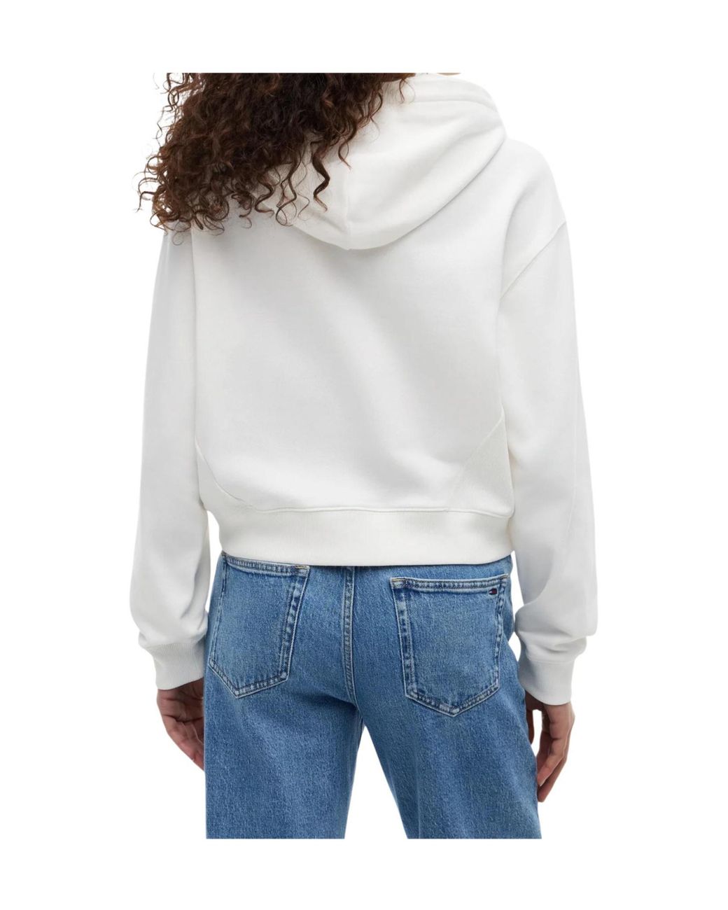 Tommy Hilfiger White Long-Sleeved Sweatshirt