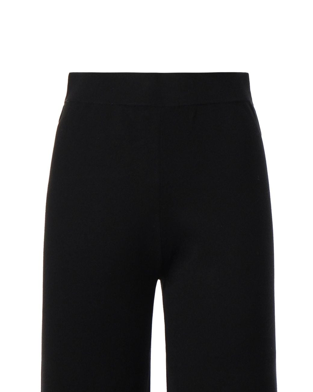 Max Mara Black Elastic Waist Casual Pants