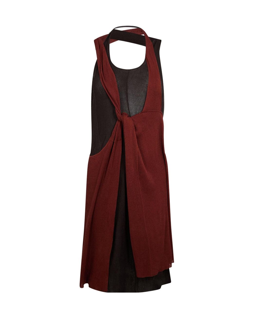 Bottega Veneta Red Knitted Dress