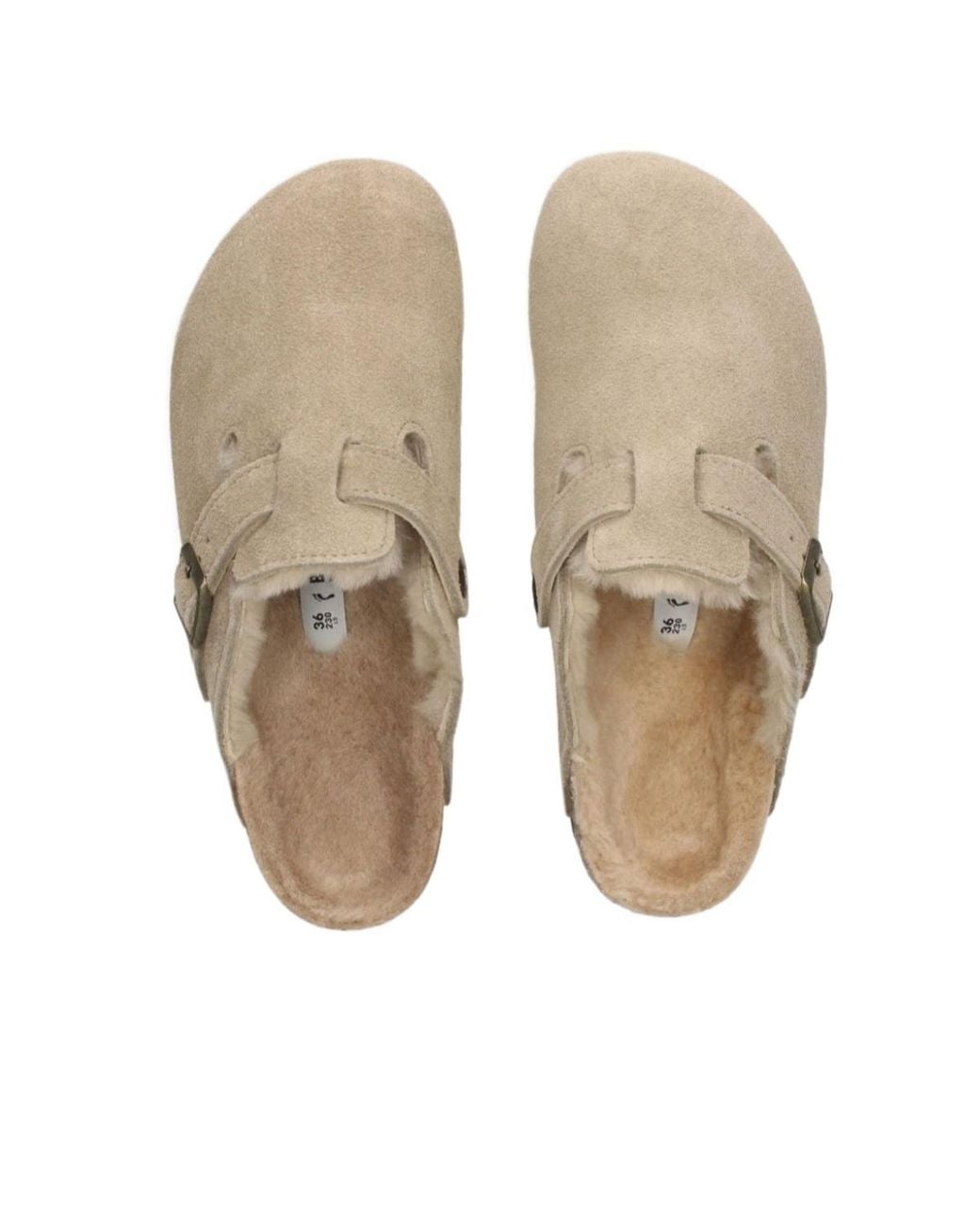 Birkenstock Gray Round Head Muller Shoes