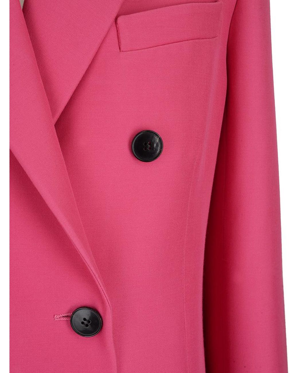 Valentino Pink Double Breasted Tailored Blazer