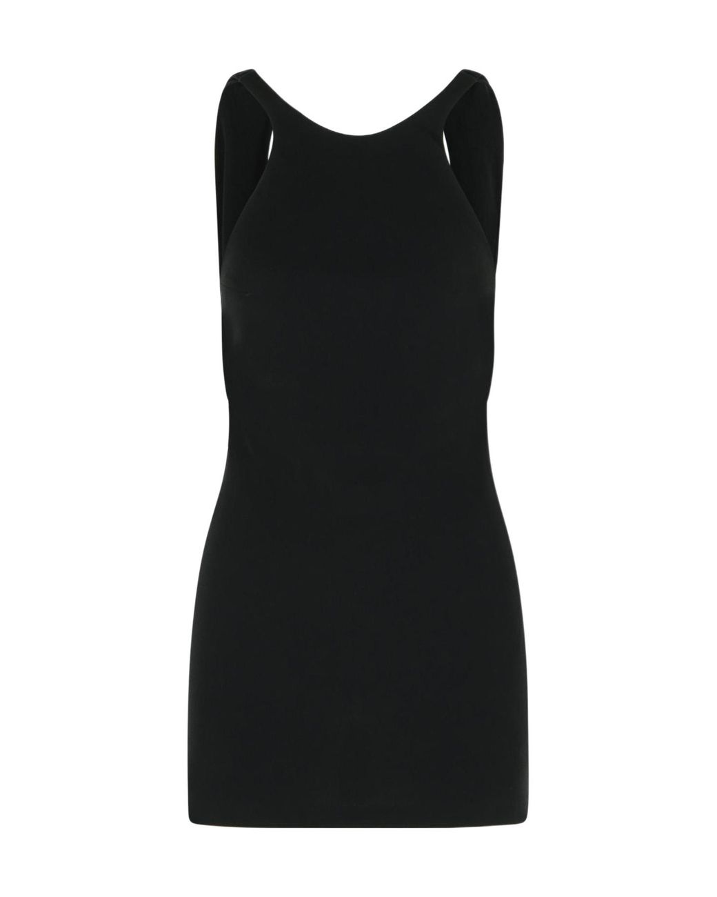ANDAMANE Black Backless Dress