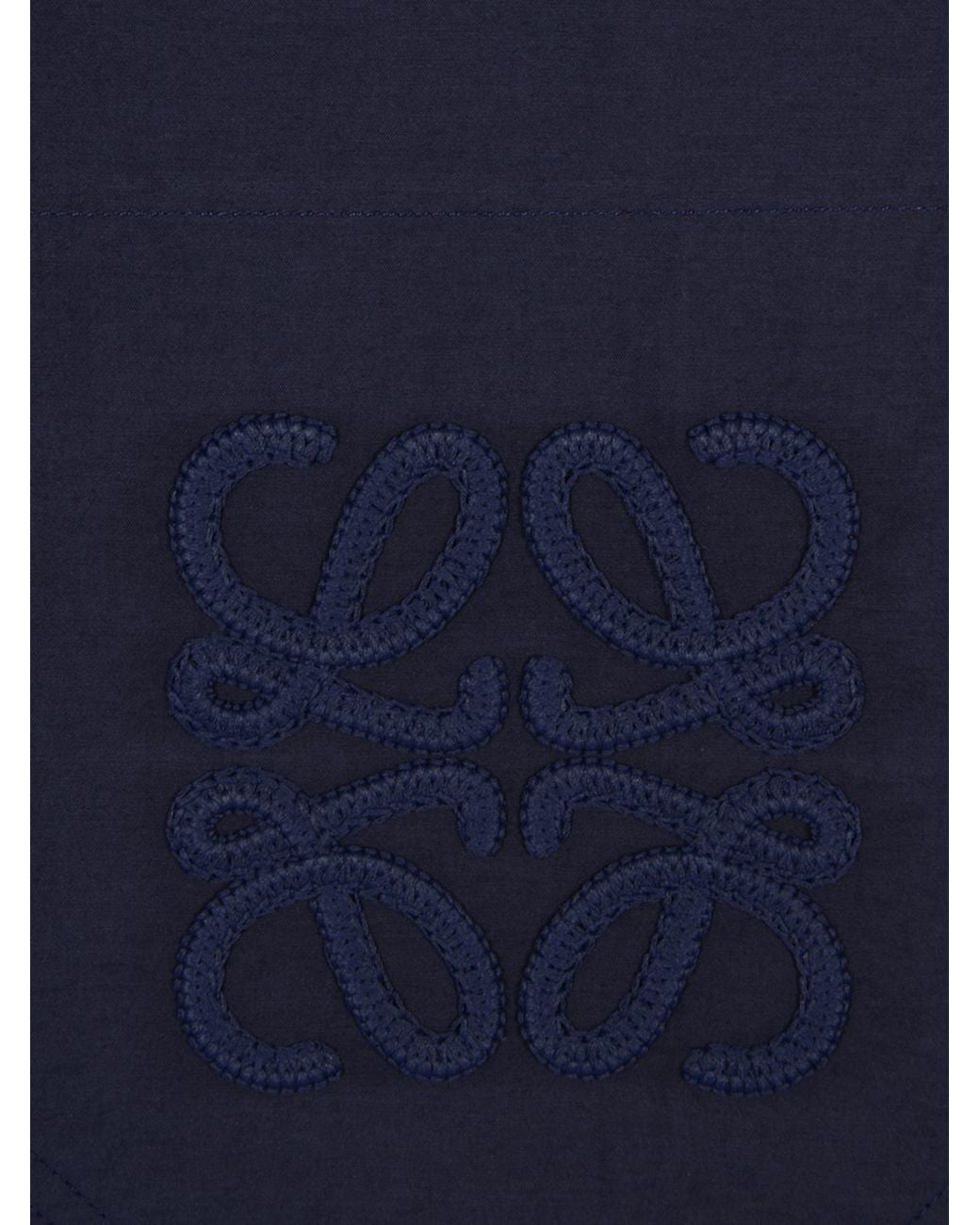 Loewe Blue Long Sleeved Shirt for men