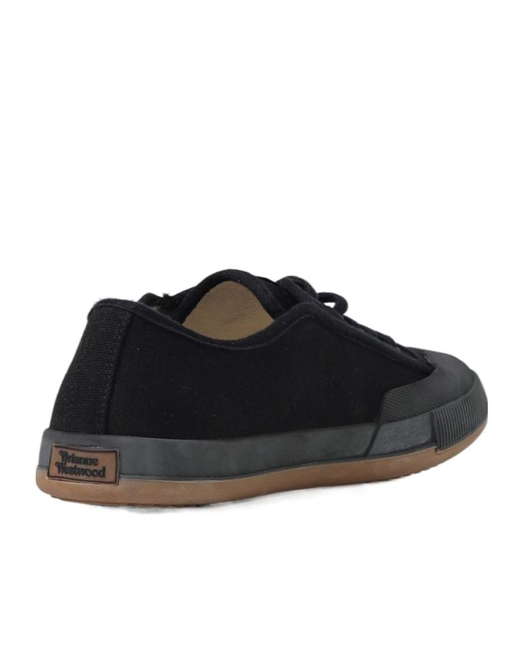 Vivienne Westwood Black Animal Gym Lace-Up Sneakers for men
