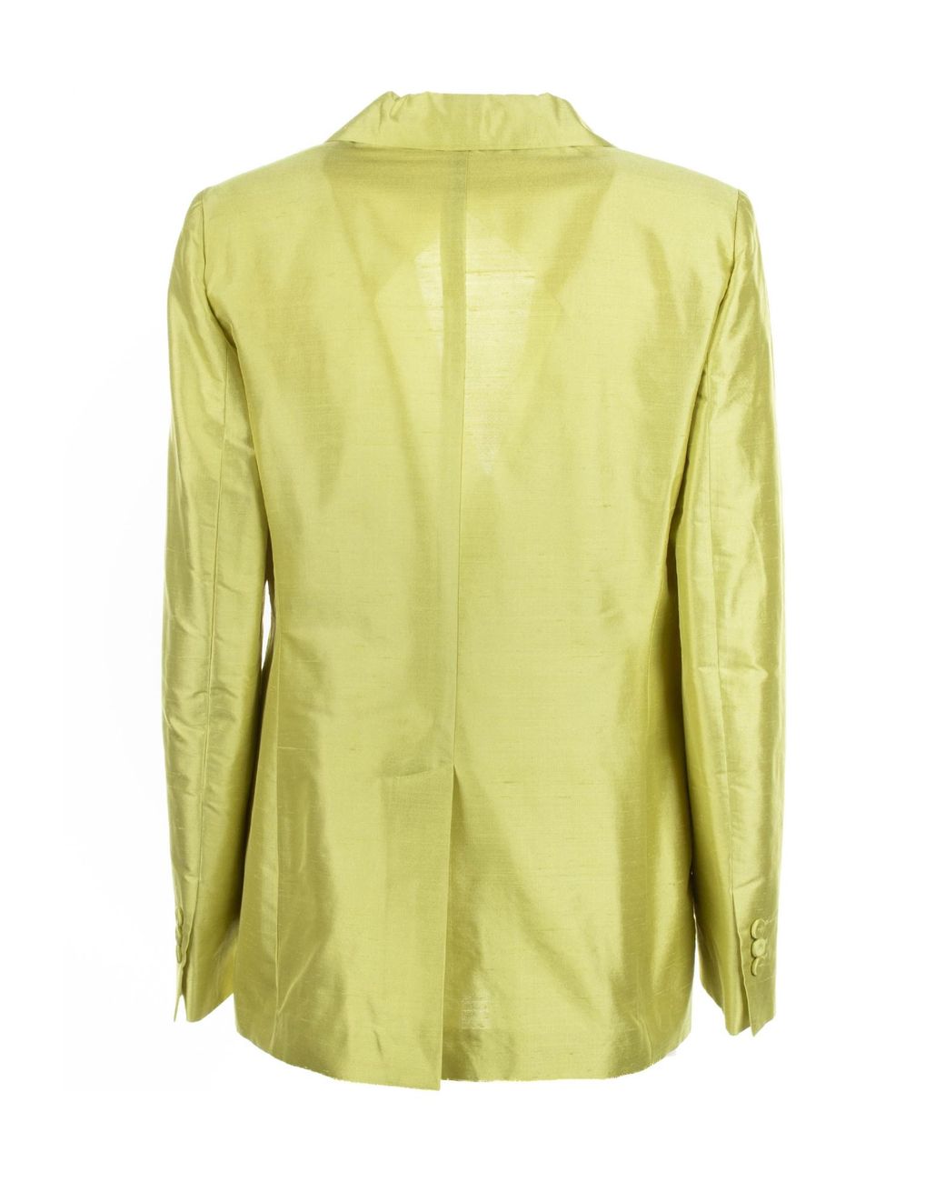 Max Mara Green Studio Single-Breasted Long-Sleeved Jacket