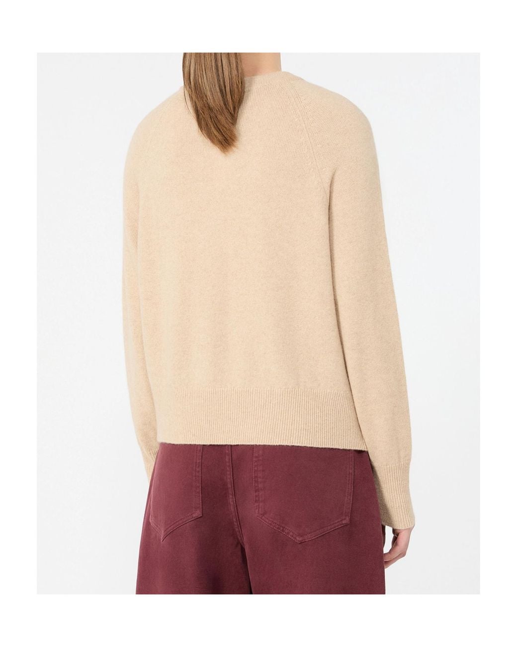 Weekend by Maxmara Natural Wkdpadre V-Neck Knitted Jumper