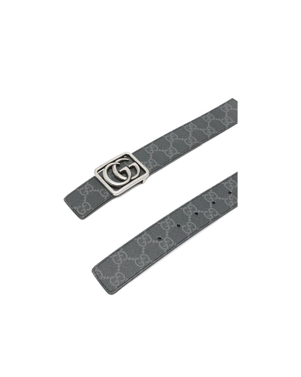 Gucci White グッチ リバーシブル Gg マーモント ベルト for men