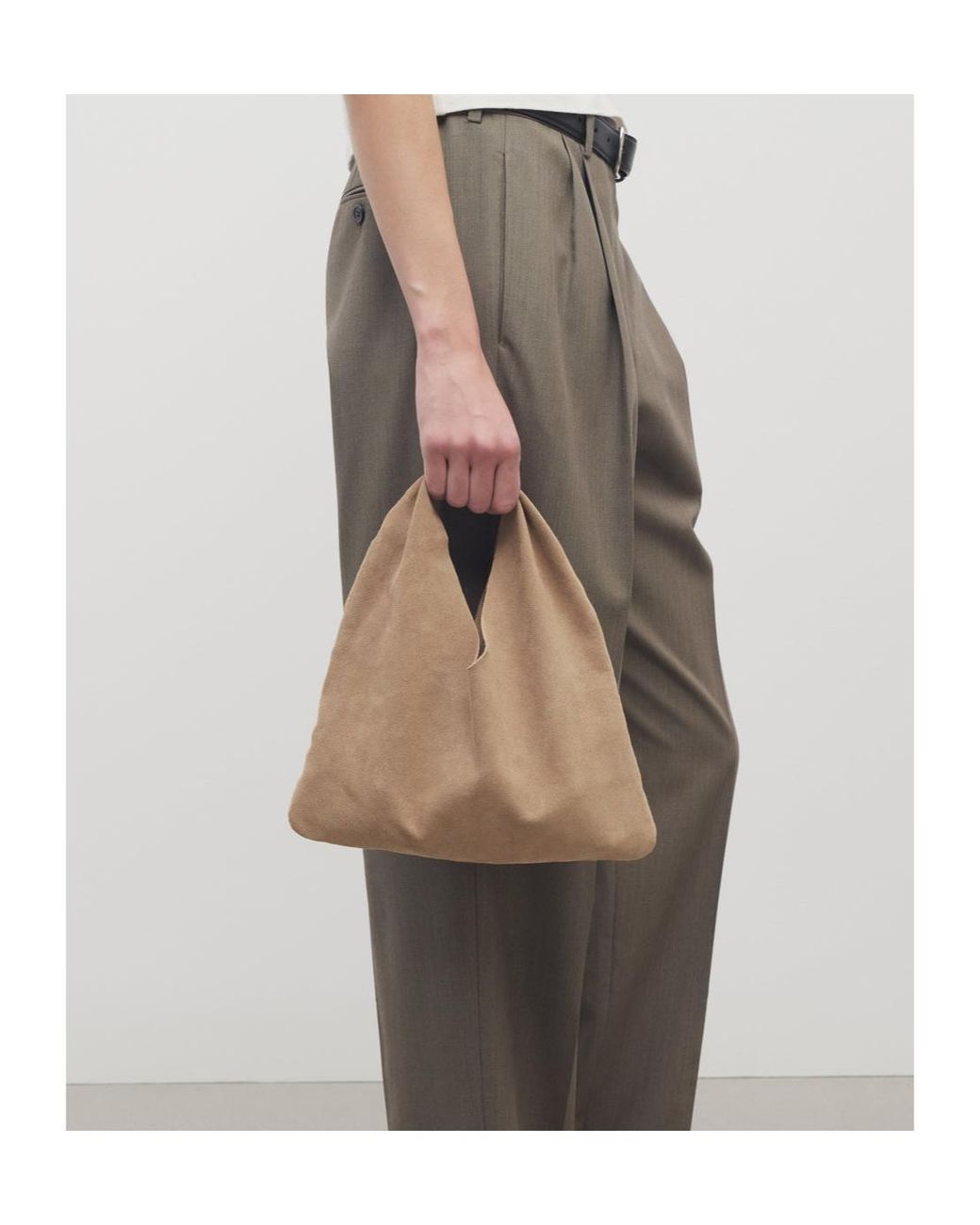 The Row Natural Small Bindle Tote Bag