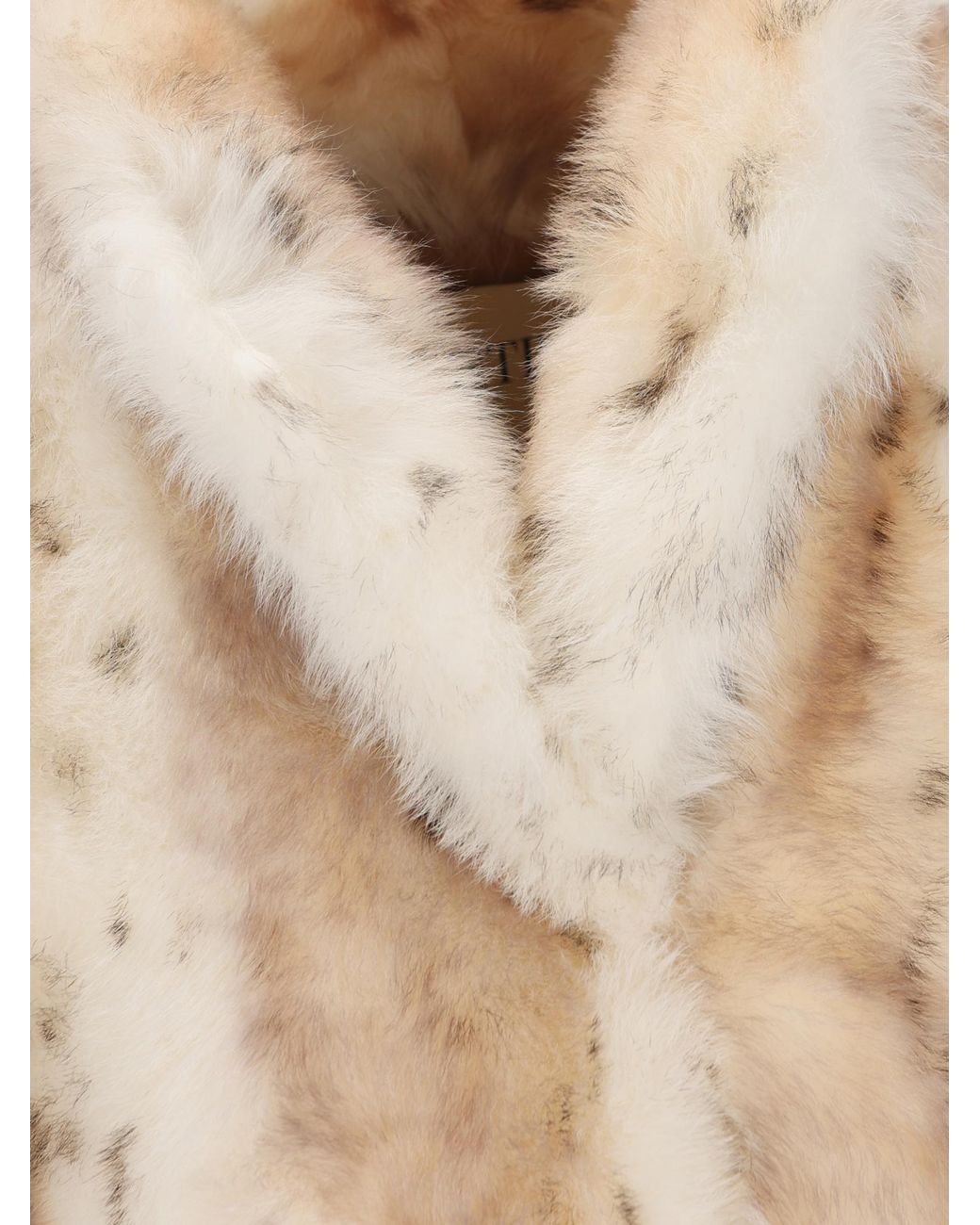 Valentino Natural Hook Closure Long-Sleeved Coat