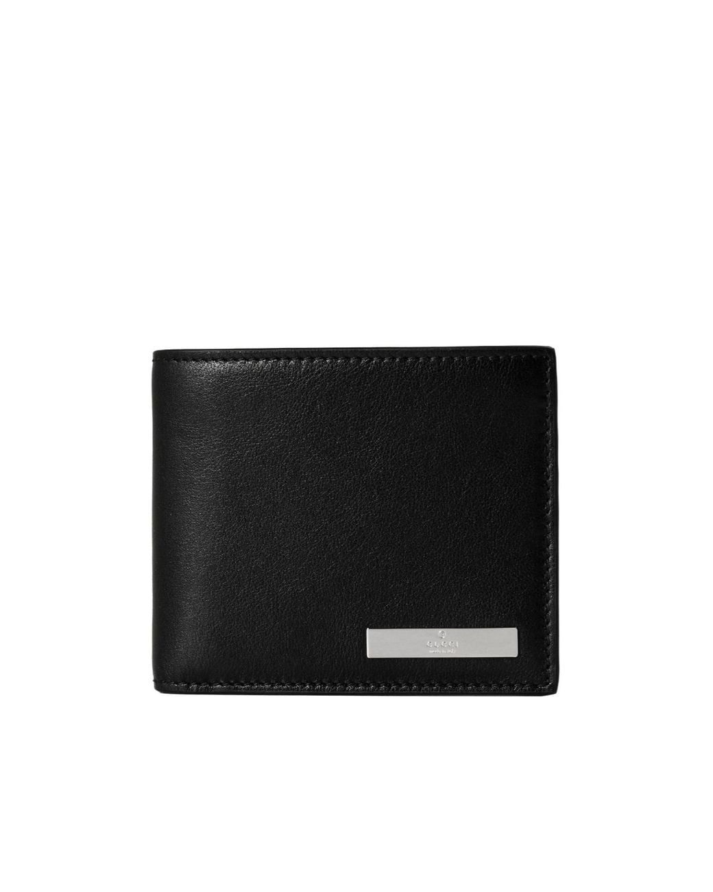 Gucci Black Bi-Fold Wallet Crafted for men