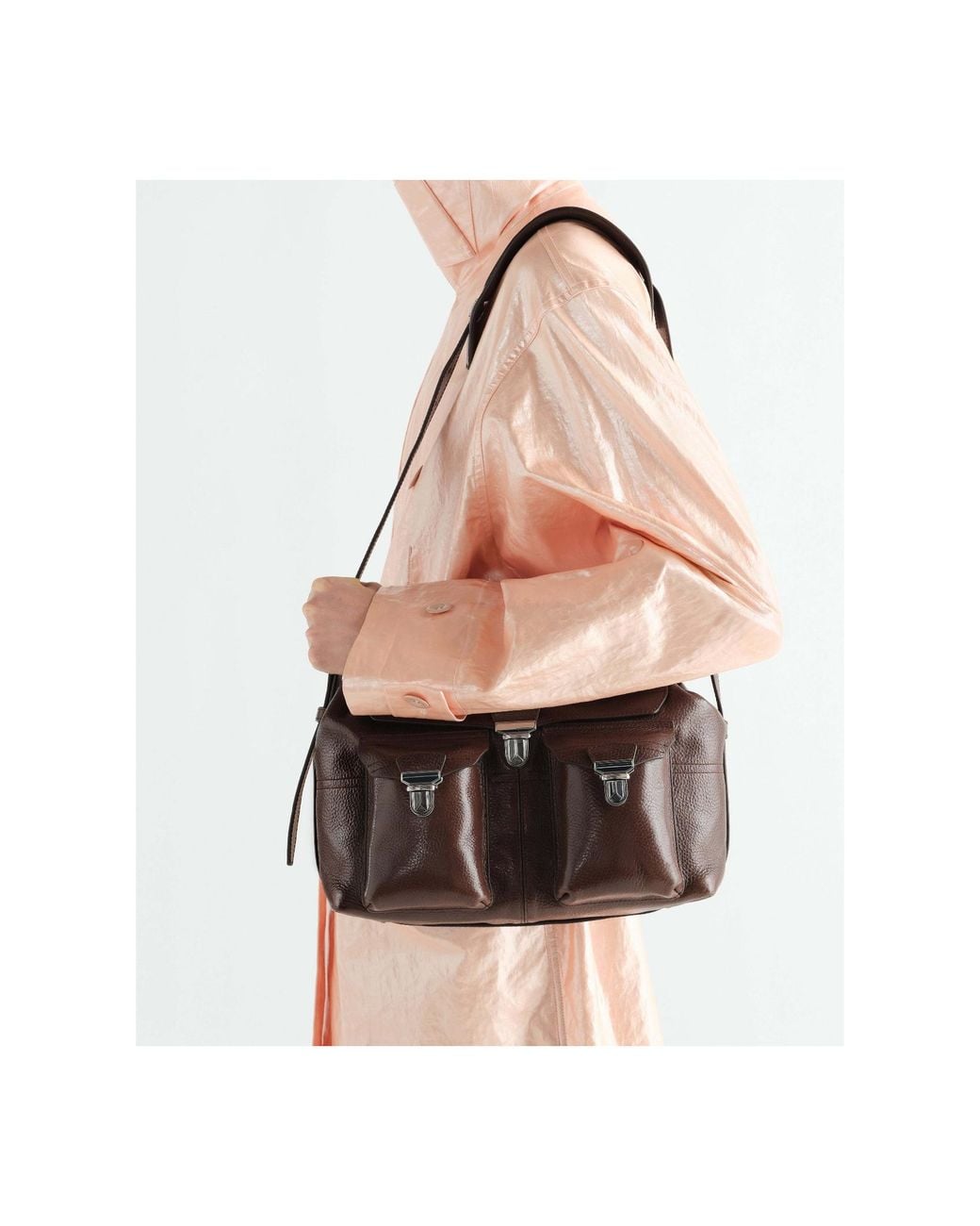 Lemaire Brown Medium Gear Bag