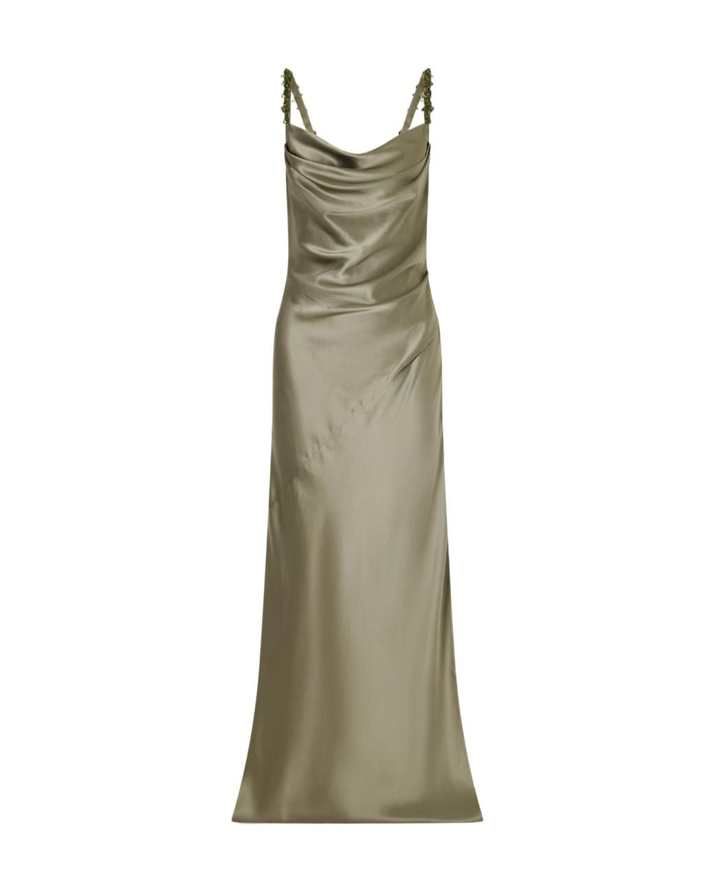 Balmain Green Slit Dress