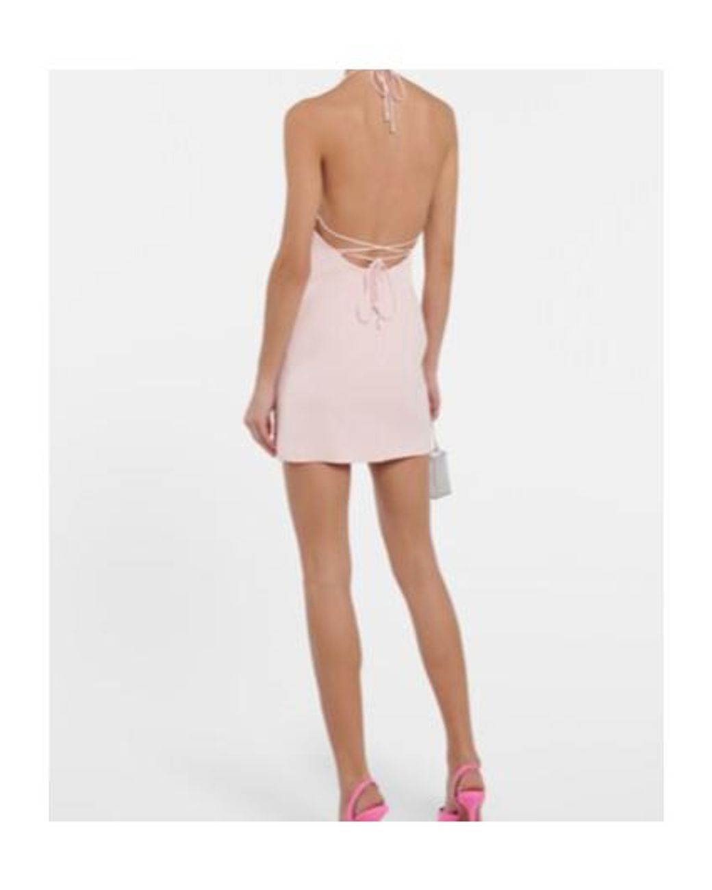 David Koma Pink Gradient Sequin Minidress