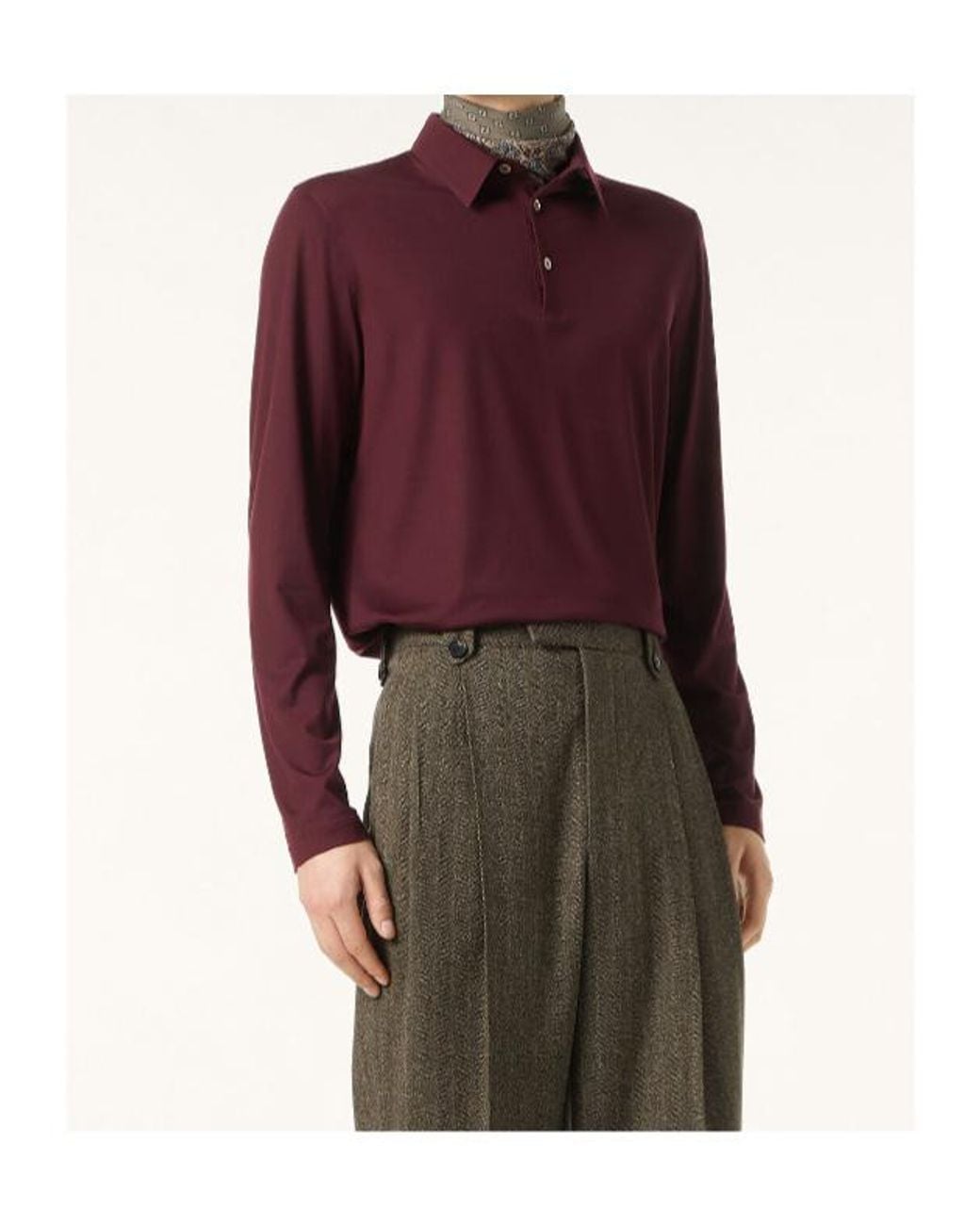 Loro Piana Purple The Gift Of Kings Como Polo for men