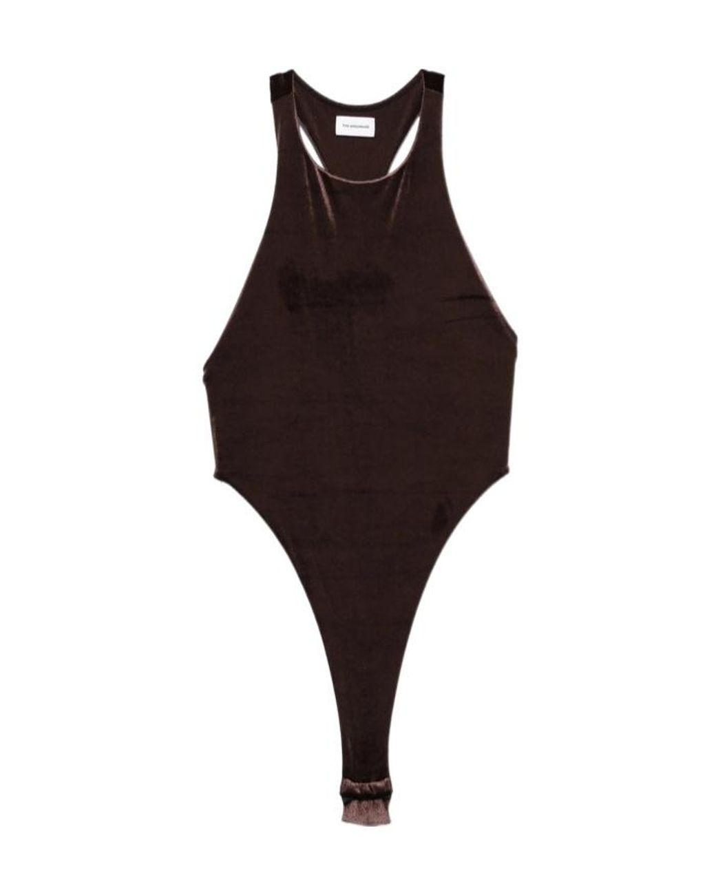 ANDAMANE Brown Fonda Halterneck Bodysuit for men