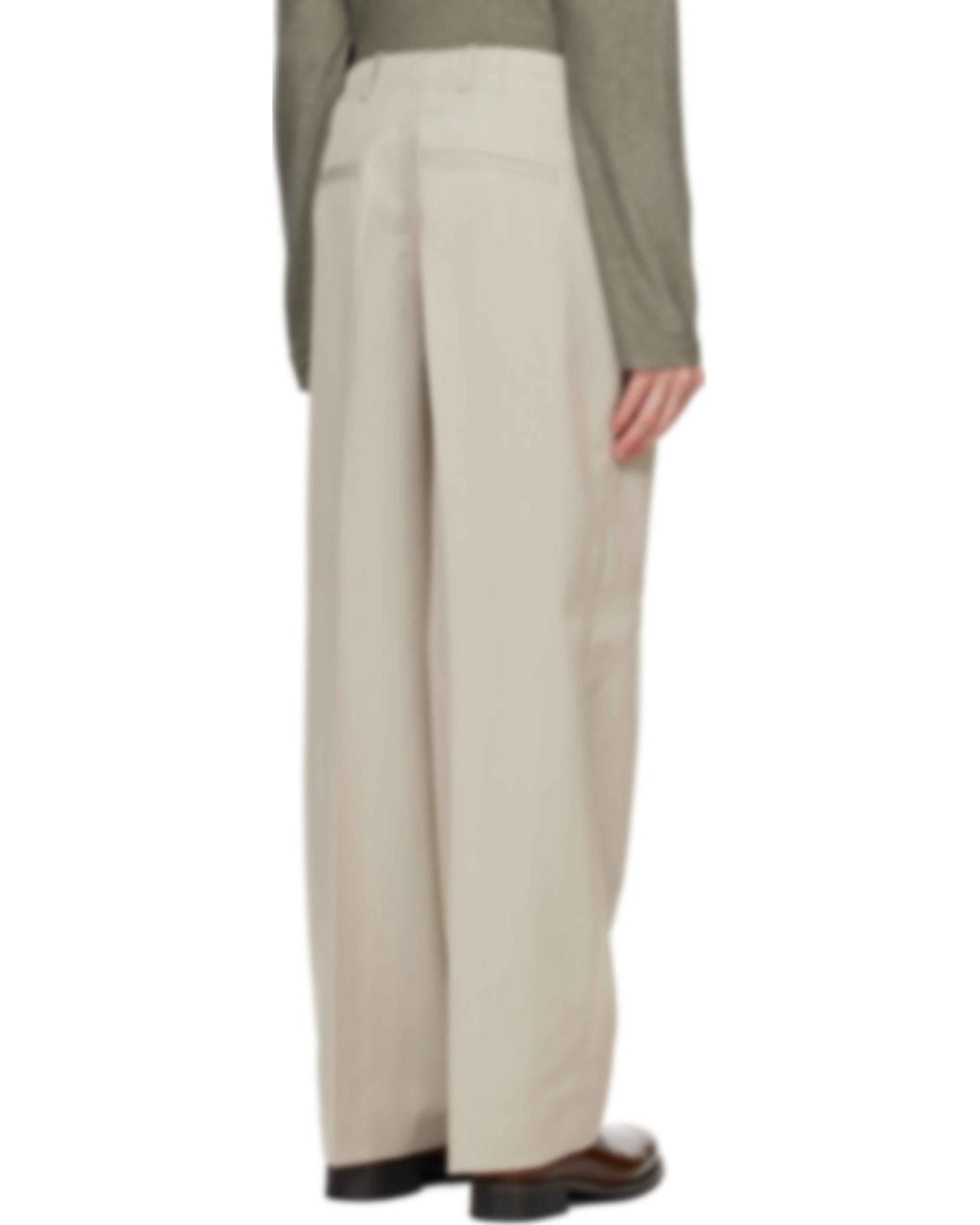 Our Legacy Natural Belt-Loop Casual Pants for men