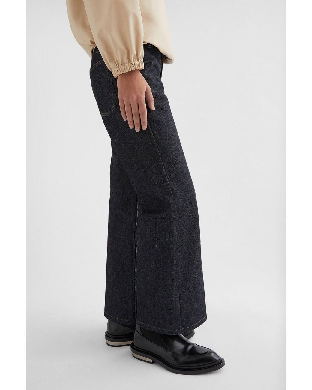 Jil Sander Blue Flared Jeans