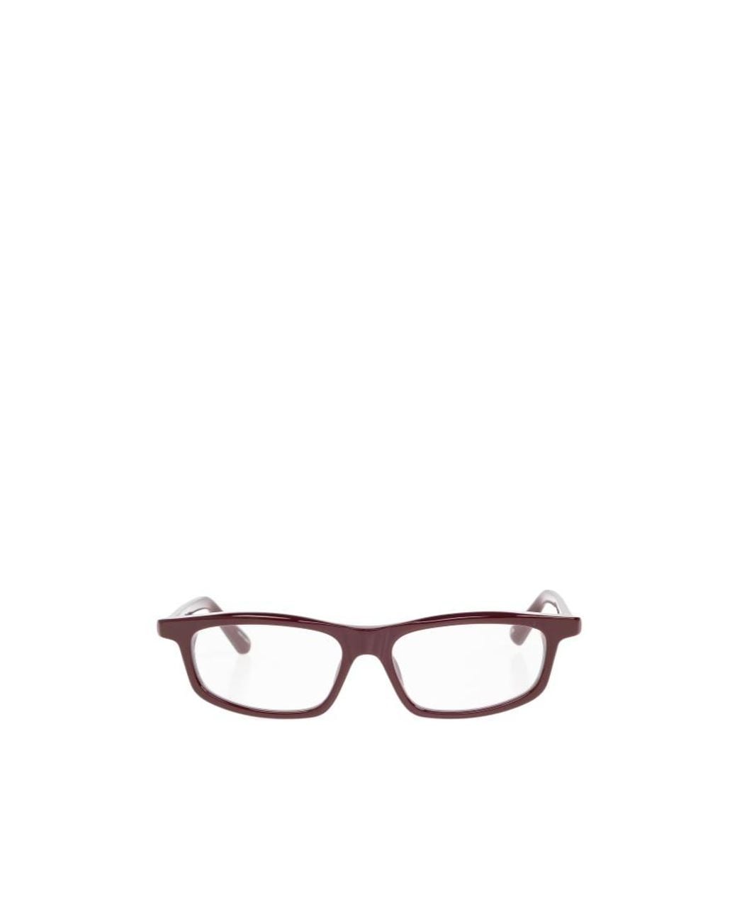 Jacquemus White Rectangle Frame Glasses for men