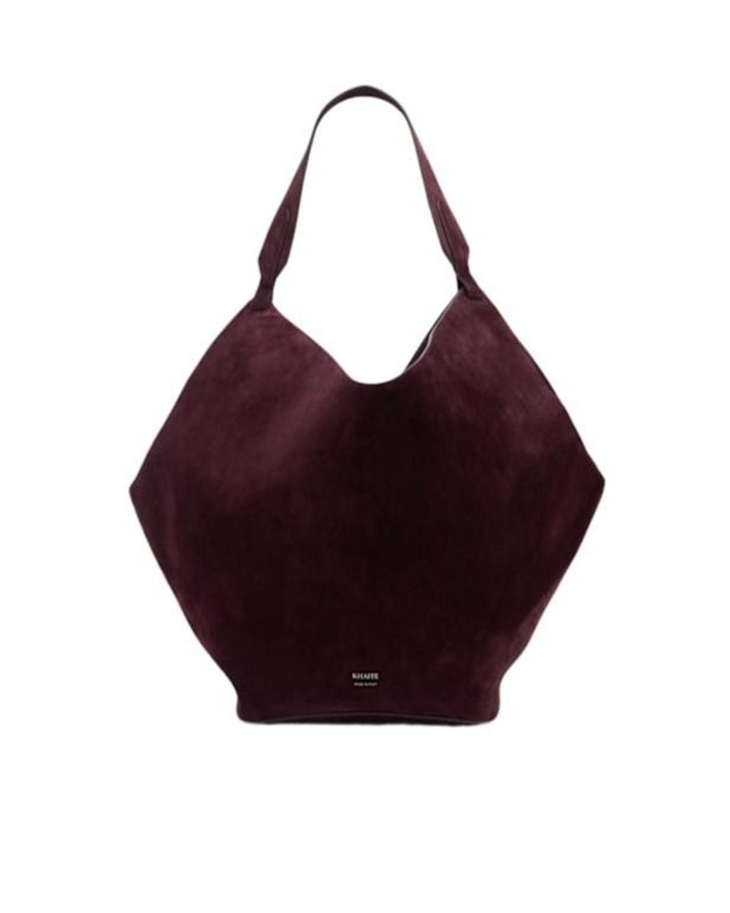 Khaite Purple Double-Handle Shopping Bag