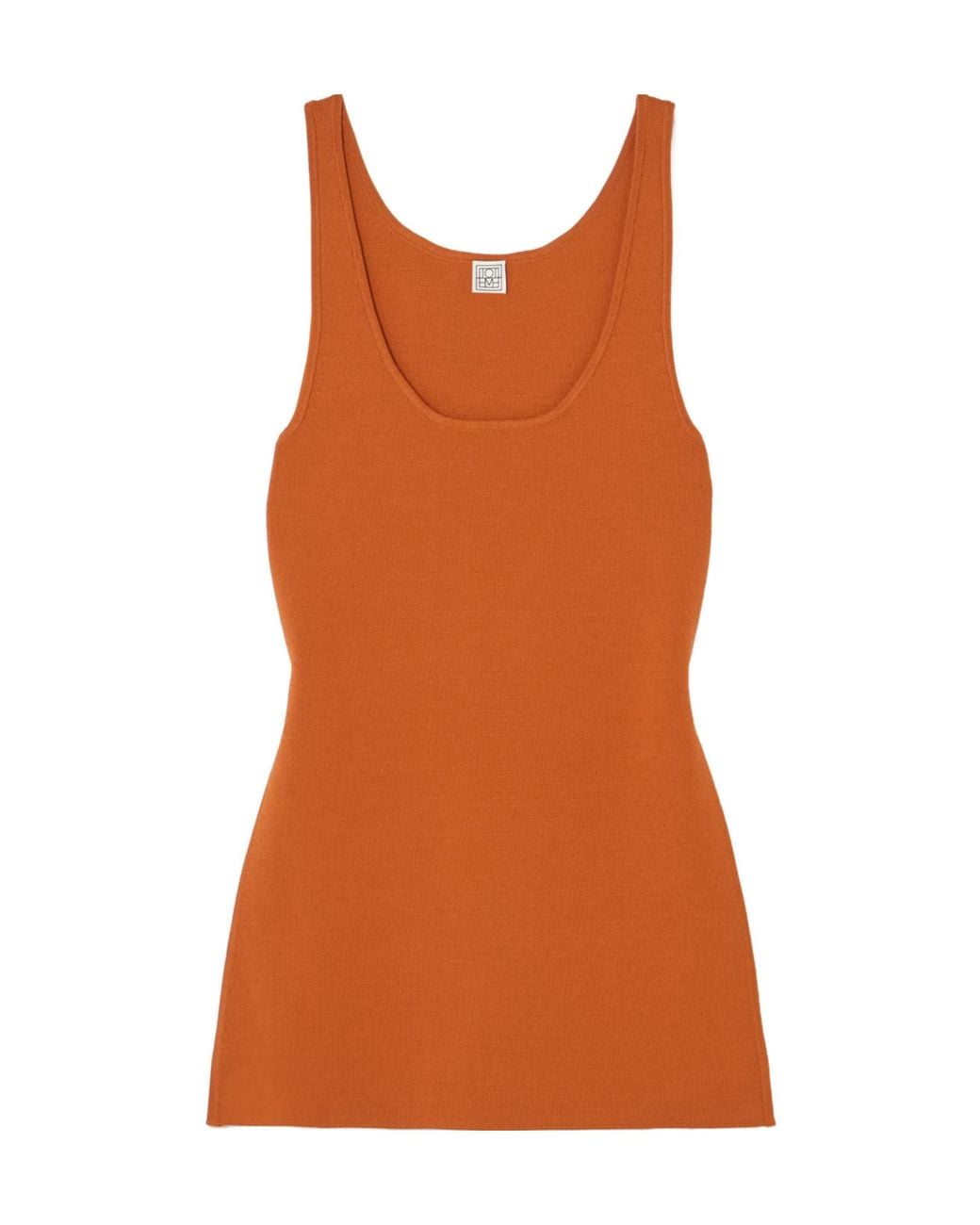 Totême Brown Sleeveless Top