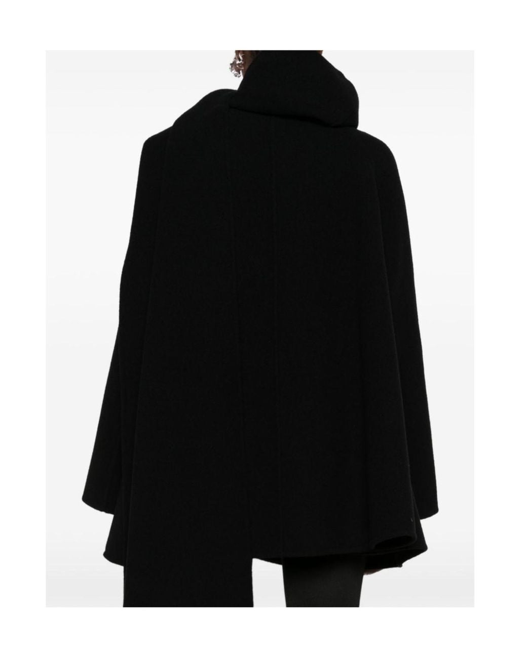 Alaïa Black Wool Scarf And Coat