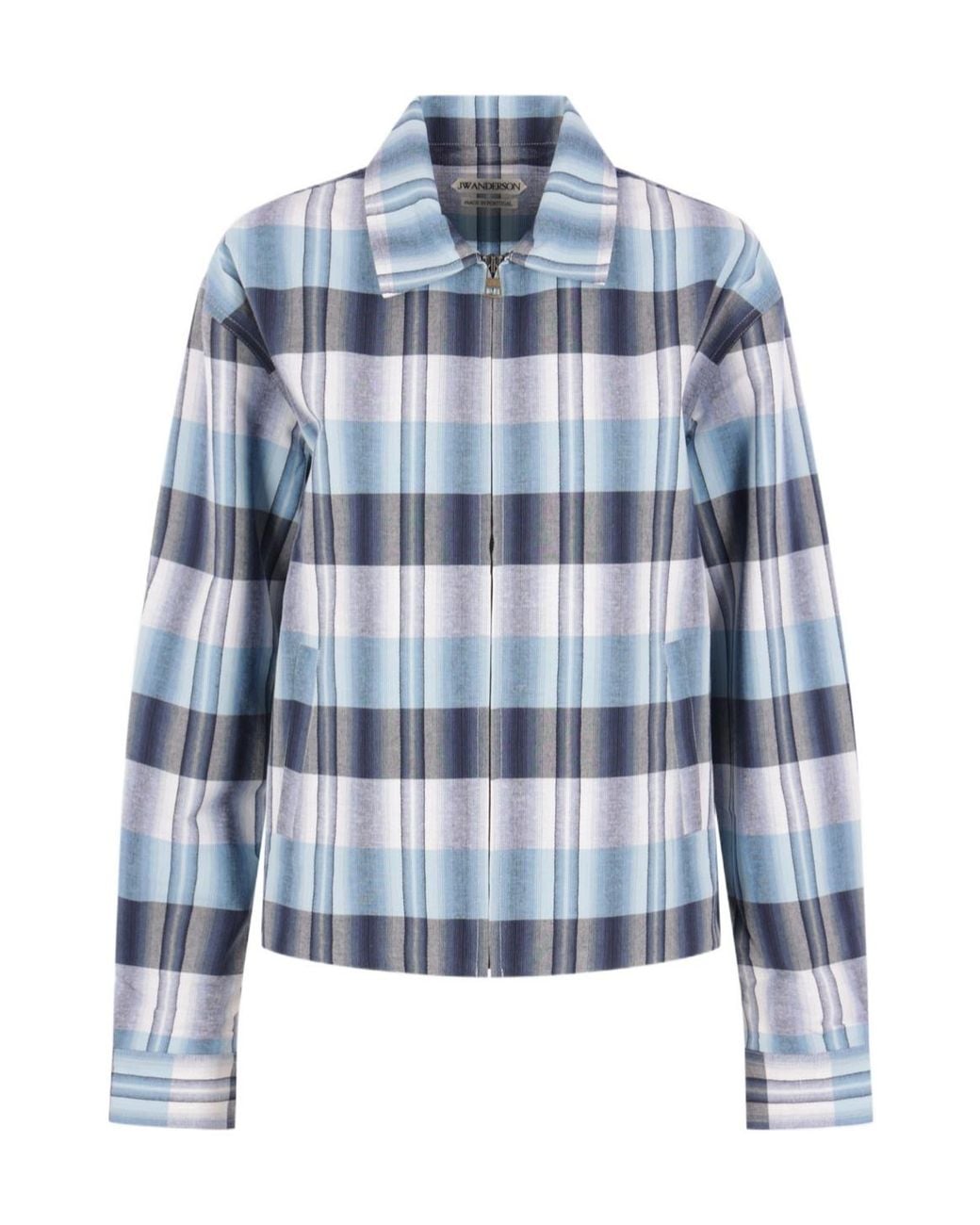 J.W. Anderson Blue Long-Sleeved Casual Jacket