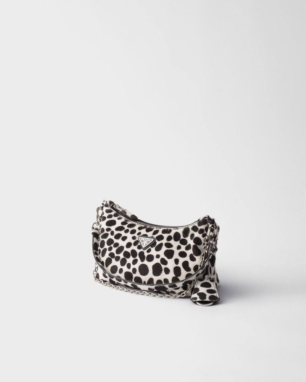 Prada Black Printed Calf Hair Mini-Bag