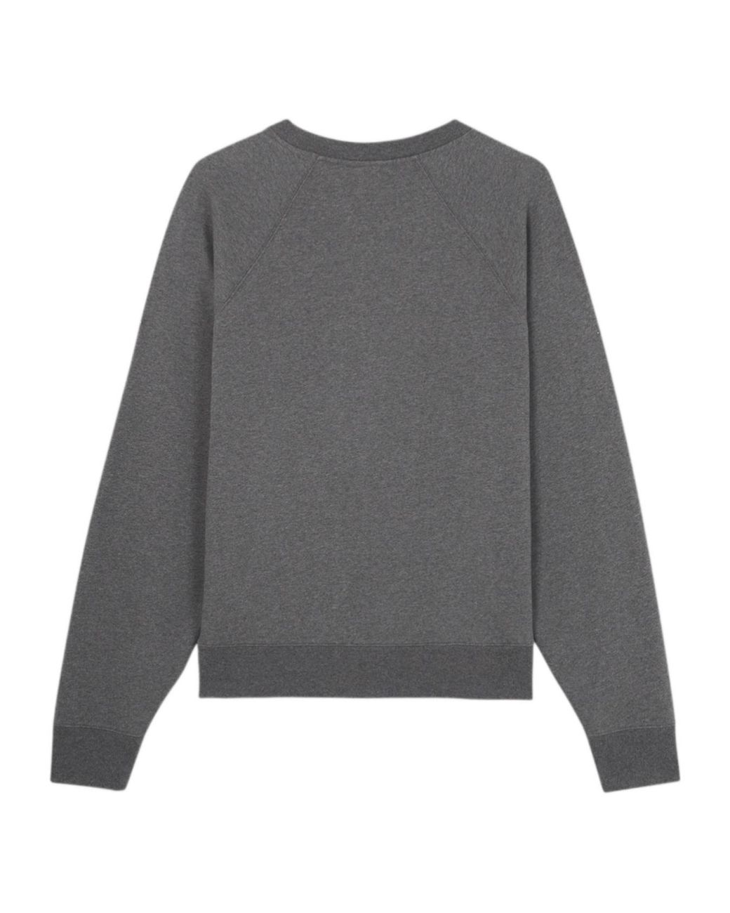 Maison Kitsuné Gray Maison Kitsuné Bold Fox Head Patch Oversized Sweatshirt for men