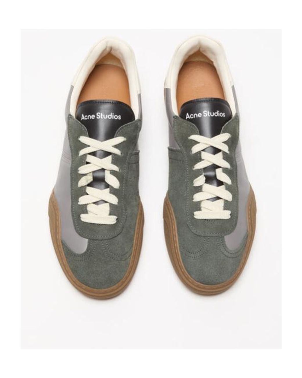 Acne Gray Lace-Up Seakers for men
